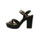 thumbnail image 3 of Sandalia de Vestir de Mujer Sintetico Negro Marca Leon 022160, 3 of 4