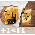 thumbnail image 4 of GZHJMY Halloween Creepy House Bats Pumpkin Cloth Napkins, Set of 1 20 x 20 Inch Soft & Comfortable Polyester Dinner Napkins Decor for House, Restaurant, Holiday, Parties, 4 of 5