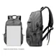 thumbnail image 4 of Mochila escolar Los Misterios LMB10011 color gris 22.6L, 4 of 7