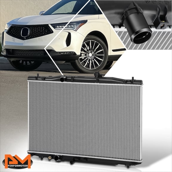 PM PERFORMOTOR Full Aluminum Core Factory Style Cooling Radiator for 19-24 Acura RDX DPI-13766