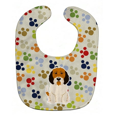 

Carolines Treasures BB5908BIB Pawprints Petit Basset Griffon Veenden Baby Bib 10 x 13 multicolor