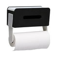 thumbnail image 2 of Komiseup Toilet Paper Holder With Shelf, Toilet Paper Holder With Storage, Wipe Holder For Bathroom Flushable Wipes Dispenser, Adhesive Small Bathroom Shelf Wall Mount, 2 of 6