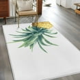 thumbnail image 2 of Area Rugs 2.7'x5', Pineapple Carpet for Living Room Bedroom Dining Room, Summer Botanical Watercolor Throw Kitchen Rugs Non Slip Washable Rectangle Indoor Outdoor Rugs, 2 of 8