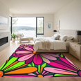 thumbnail image 3 of ODIKA 2'x3' Machine Washable Non-Slip Area Rug, Bohemian Hot Pink High Traffic Rug, Pink, 1291169, 3 of 7