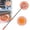 Orange:1pcs, variant on Professional Wall Cleaning Mop with Extendable Long Handle, Labor-Saving 360° Rotatable Microfiber Mop, Dry Wet Dual Use Tool for Baseboard Floor Wall Ceiling Home Cleaning