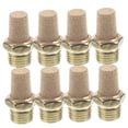 thumbnail image 4 of 8pcs Air Pneumatic Mufflers Exhaust Muffler 1/4 Inch Air Fitting Copper Mufflers, 4 of 8