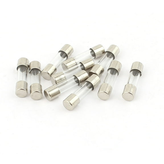 Unique Bargains 10Pcs 250V 3.15A Quick Fast Blow Glass Fuses Tubes 5mm x 20mm