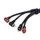 thumbnail image 5 of 2X 5M 2 Rca A 2 Rca Plug Car Audio Estéreo Cable Amplificador Herramienta Trenzada, 5 of 6