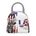 thumbnail image 1 of Easygdp Patriotic Skull Art Bolsa de Almuerzo Insulada Grande, Forro de Aluminio, Diseño Espacioso, a Prueba de Fugas, Ideal para Trabajo, Picnics, Viajes y Actividades al Aire Libre, 1 of 6