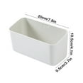 thumbnail image 3 of Wall-mounted Storage Basket, No Drilling Mail Magazines Document Organizer, Shower Basket Organizer, Easy to Install, Space-saving Hanging Container for Bathroom Home Kitchen Office, 3 of 6