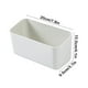 thumbnail image 3 of Cesta colgante para cocina y baño - Organizador de plástico montado en la pared para ajo, jengibre, especias - blanco, 7,8x3,7,7x4,1 pulgadas, 3 of 6