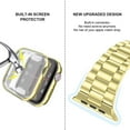 thumbnail image 5 of Apple Watch 7 41mm 45mm 6 5 4 3 2 1 SE Stainless Steel iWatch Band with Full Case, 5 of 6
