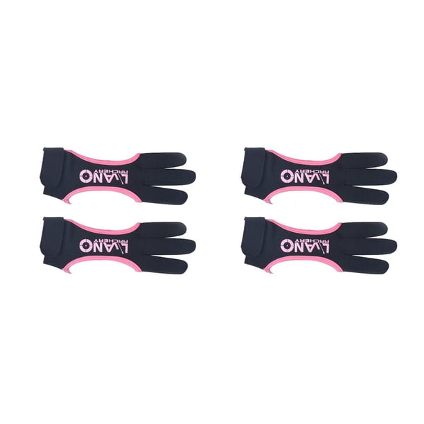 Wosthever Protector de dedos para tiro con arco, guante portátil de tres dedos, práctico tiro con arco, guantes de tiro ligeros para jóvenes y adultos Type2 NO2 Wosthever CBP205747