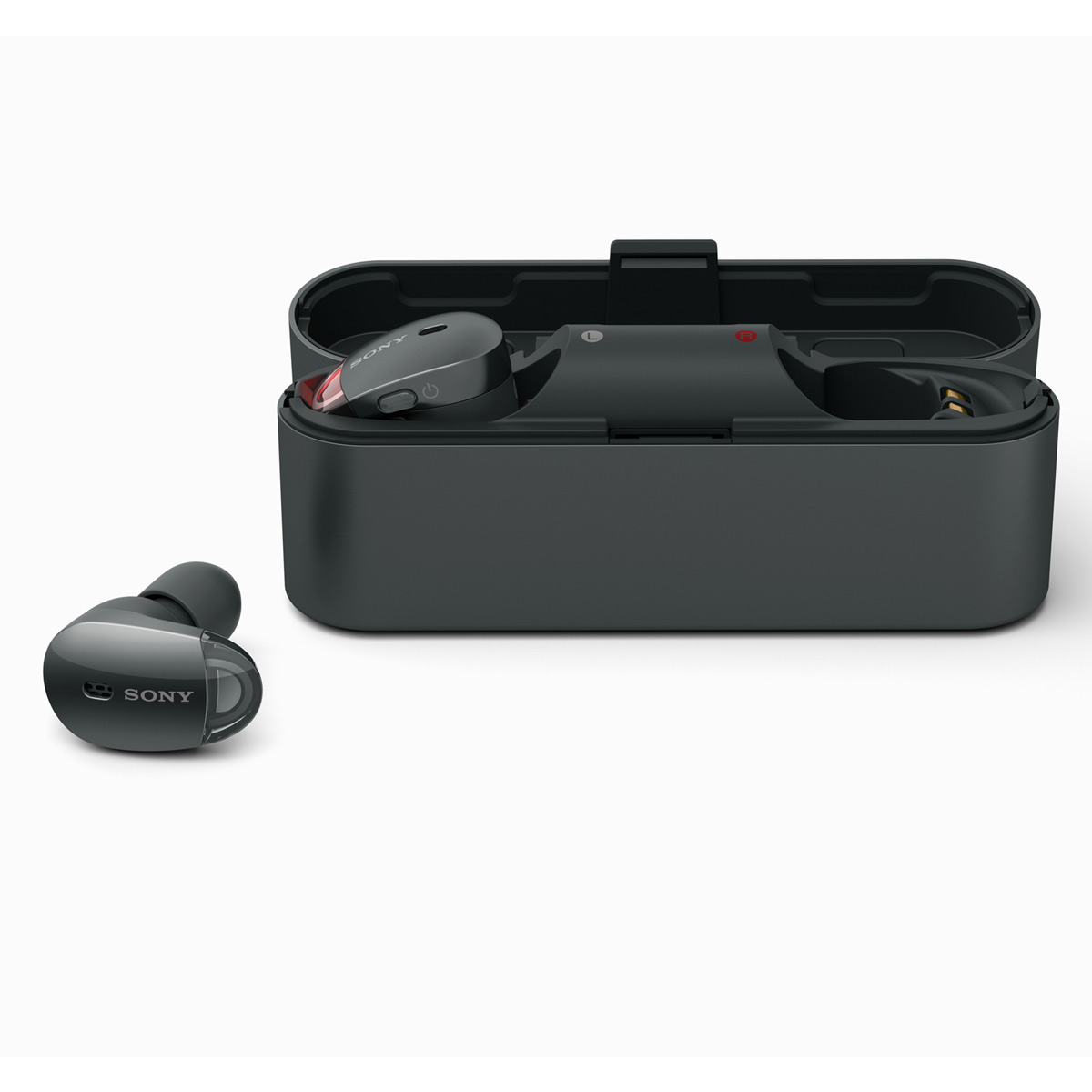 Sony WF-1000X/BM1 True Wireless Noise-Cancelling Earbuds with Built-In Mic - image 3 of 8