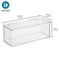 thumbnail image 3 of iDesign Stackable Hinged-Lid Storage Box - Lidded Storage Box for Organizing the Kitchen, Bathroom, or Home Office, 3 of 6