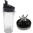 thumbnail image 1 of Replacement Bottom Pro extractor Blade Assembly with cup &lid set, Compatible with Nutri Ninja Ultima Kitchen System blender BL810QSL 30/BL830CB 30 /BL810QON 30/BL810 30/BL820 30/BL830 30, 1 of 8