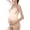 Beige, variant on Gyujnb V Neck Maternity Nursing Camisole Tank Top Solid Seamless Soft Stretch Adjustable Clip Down Straps Built In Support Bra Full Bump Long Layering Cami,S