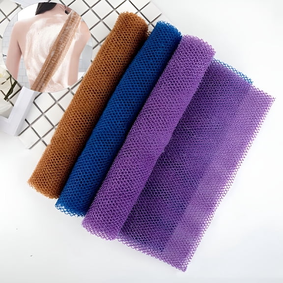 ACDANC 3Pcs African Net Sponge Exfoliating Body Net Scrubbing Wash Net Shower Scrubber