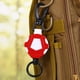 thumbnail image 5 of Llavero de cuerda con hebilla fácil de tirar, anillo retráctil antipérdida (rojo y blanco) Hugtrwg Para Estrenar, 5 of 9
