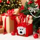 thumbnail image 5 of Bolsa de regalo navideña de poliéster B Ag, embalaje de manzanas de Nochebuena, caja de regalo, alces navideños, muñeco de nieve, árbol, Happy Five, decoraciones de Halloween opcionales, decoración de, 5 of 6