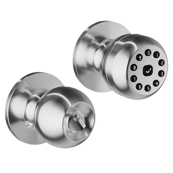 BIBABLYKE Keyless Entry Door Lock with Keypad intelligent Door Knob Code Lock Door Knob for Indoors Bedrooms, Apartments