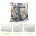 thumbnail image 4 of YINGXI Swim in The Sea Summer Throw Pillow Covers, Beach Cushion Case for Sofa Couch 24x24in, 4 of 5