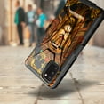 thumbnail image 2 of DALUX V Hybrid Kickstand Holster Phone Case Cover Compatible with Alcatel TCL A3X / TCL A600DL (2021) - Royal Lion, 2 of 3