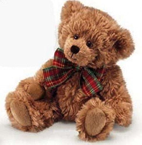 sont fatigués" RUSS BERRIE Traditional Teddy Bear avec Tartan Bow beige ou marron 
