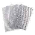 thumbnail image 1 of Rongfmy 2x5 Pcs Crystal Rhinestone Self Gem Embellishment Stickers Clear 4mm , as described, 4 Pcs, 1 of 9