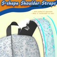 thumbnail image 5 of Pioneer Flower Floral Print Pattern 17" School Backpacks for Teens,Waterproof Oxford Fabric,S-Shape Padded Straps for School,Travel,Hiking,Camping, 5 of 5