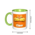thumbnail image 4 of Taza de café mágica de cerámica Lorax, taza de té de 11 oz, 4 of 5