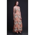 thumbnail image 3 of Bimba Robe à Bretelles Smockée en Georgette pour Femmes à Imprimé Floral et Martin-Pêcheur - Moyen, 3 of 7