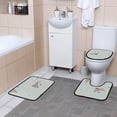 thumbnail image 6 of Kite Bathroom Accessory Curtain Sets Bath Curtain Anti-Slip Mats and Toilet Pad 66x72in, 6 of 8