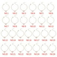 thumbnail image 2 of maskred Femmes Rétro Bracelet Chaîne Alphabet Bracelet Lettres Rondes Pendentif Bijoux Or Rose Lettre R 1Set, 2 of 6