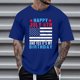 thumbnail image 1 of Tops para hombre, blusas y camisas de cuello redondo y manga corta para hombre, tops casuales de cuello redondo y manga corta con estampados especiales para hombre., 1 of 5