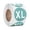 E, variant on Durable Paper Size Marking Stickers, Peel-and-Stick, for Clothing Wardrobe/Retail Store Organization
