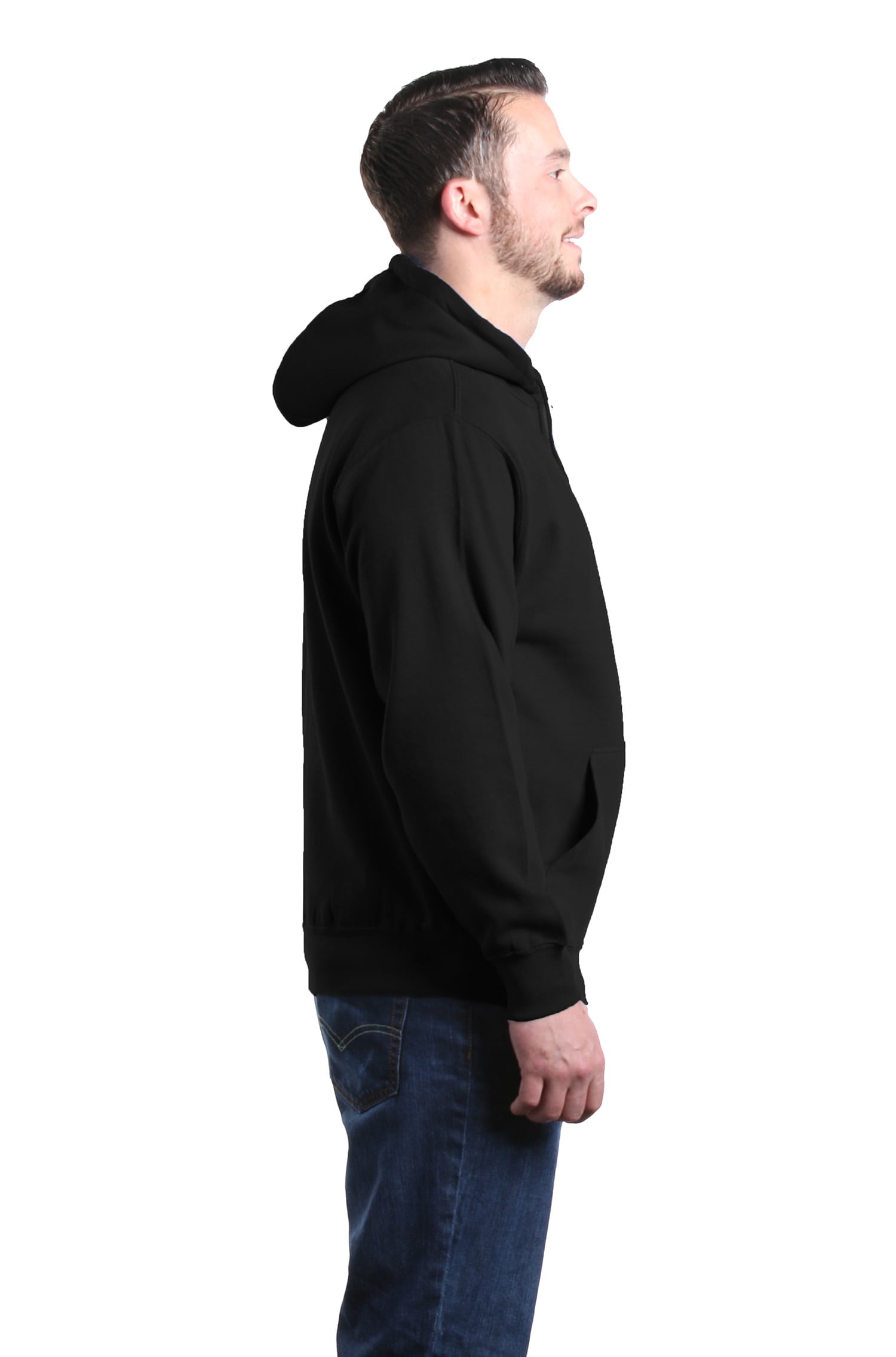 Shop4Ever Men's Jesus Cross Religious Hooded Sweatshirt Hoodie XXXX-Large Black