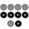 thumbnail image 4 of (10 pcs) Black ball head flower bud invisible disc hair net-black diamond lace, 4 of 10