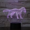 thumbnail image 1 of Lámpara de mesa con luz nocturna LED 3D con suricatas para dormitorio de niños, 1 of 2