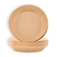thumbnail image 4 of 50 Pcs Doublure de Friteuse à Air Chaud Imperméable Papier Parchemin Résistant à la Chaleur Antiadhésif Absorption d'Huile pour Rôtir Barbecue Camping Marron, 4 of 9