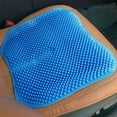 thumbnail image 4 of Car Seat Cushion for Driver 16.54x16.54 in Piece Comfort Seat Cushion Summer Cooling Car Seat Cushion Hollow Breathable Truck Seat Cushion For All Season, 4 of 8