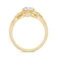 thumbnail image 2 of Rosec Jewels Certified Lab Grown Diamond 8mm Round Engagement Ring - EF-VS Quality - Ready To Gift, 10K Yellow Gold, US 5.00, 2 of 8