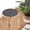 Dark Gray, variant on 1PC Round Garden Chair Pad with Ties - Non- Soft Thick Round Seat Cushion for Indoor Outdoor Use, Dining Chair Cushion for Patio, Kitchen, Stool, and Home Dining Room (Coffee)