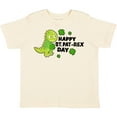 thumbnail image 3 of Inktastic Happy St Pat-Rex Day with Dinosaur Boys or Girls Toddler T-Shirt, 3 of 5