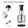 thumbnail image 4 of Multifunctional Onion Chopper Hand-pressed Stainless Steel Potato Garlic Food Vegetables Dicer Mincer Tools For Kitchen, 4 of 9