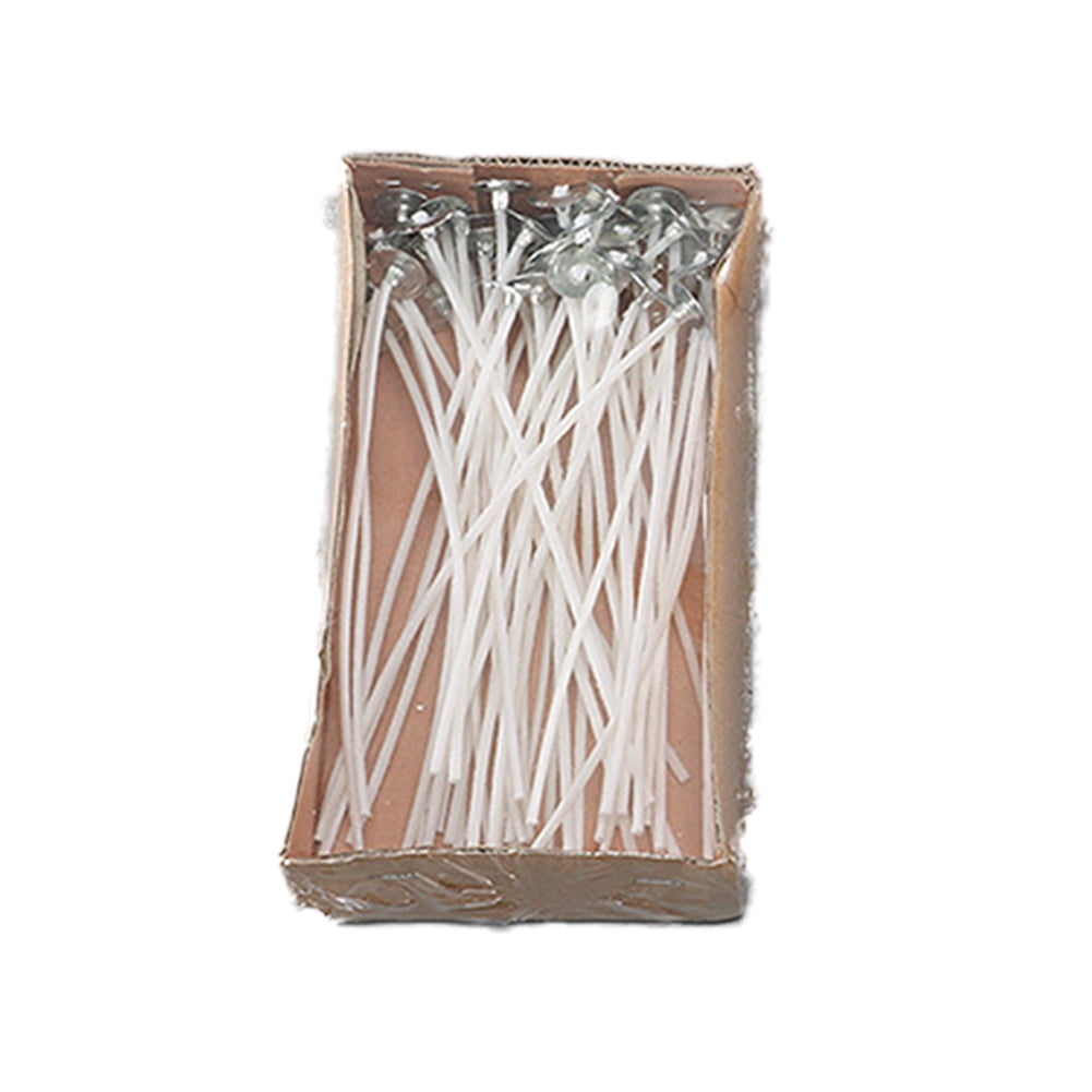 50Pcs/set Candle Wicks with Candle Wick Centering Device for DIY Candle