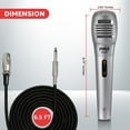 thumbnail image 2 of Pyle Professional Dynamic Microphone - 10-Pack Unidirectional Handheld Mic with Built-in Pop Filter, High Signal Output, 6.5 ft. XLR Audio Cable, Ideal for Stage, Karaoke & Studio Performances, 2 of 7