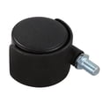 thumbnail image 4 of Plastic Swivel Caster 8mm Screw Stem 1.5-Inch Dia Wheel 8 Pcs Black, 4 of 8
