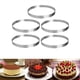 thumbnail image 5 of Paquete de 5 Anillos Circulares para Tarta de 20 cm y Agujeros, de Acero Inoxidable, para Tartas, Quiches, Pasteles, Mousse, Moldes para Hornear en la Cocina, 5 of 5