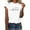 White, variant on Lilgiuy Oversized Shirts for Women Casual Letter Print Pullover Short Sleeve T-Shirt Tops